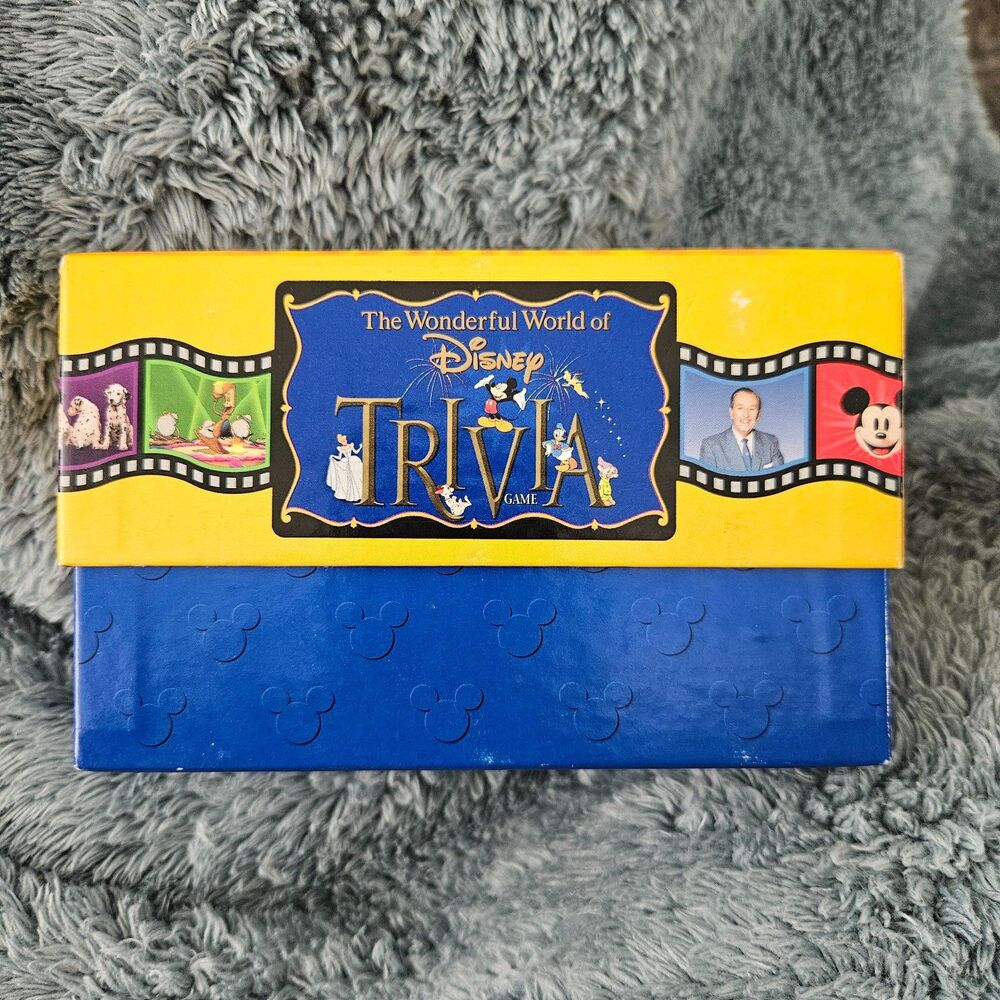 THE WONDERFUL WORLD OF DISNEY 1997 Trivial Pursuit Card Deck Great Condition